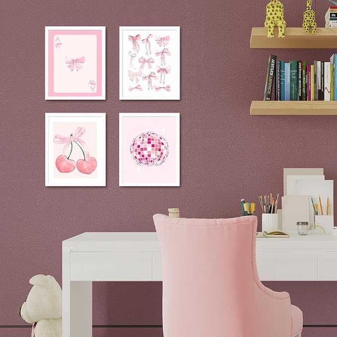 Diamond Art Kits for Adults,4 Pack pink Diamond Painting Kits 10 x 11.8in