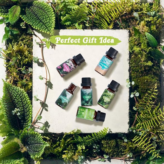 SALKING Nature Fragrance Oils, Essential Oils Set for Diffuser for Home