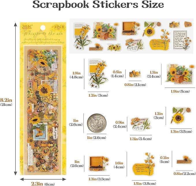 555pcs Vintage Floral Stickers for Journaling & Scrapbooking