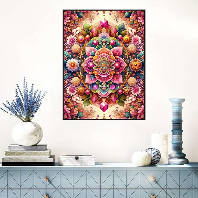 Benjenes Mandala Diamond Art Kits for Adults, Diamond Painting Kits