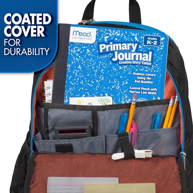 Mead Primary Journal Creative Story Tablet Composition Notebook, 7.5" x 9.75", Grades K-2, 100 Sheets, Color Selected For You (10297) (Pack of 12)