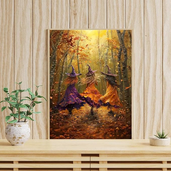 mrpwnle Diamond Art Kits for Adults Halloween Diamond Painting Kits