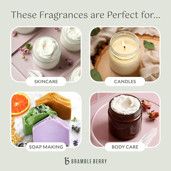 Bramble Berry Cashmere Fragrance Oil | Cashmere Scent for Soap Making, Candle Making, Lotion & Bath Bombs | Skin Safe, Vegan, Paraben & Phthalate Free, DIY Craft Essential