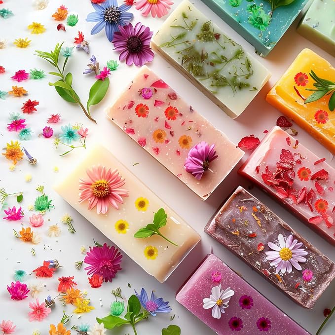 420Pcs Dried Flower for Crafts, Mini Dried Flowers for Resin, Tiny Natural Real Dried Pressed Flowers Bulk for DIY Jewelry Earrings Epoxy Molds, Candles Soap Making