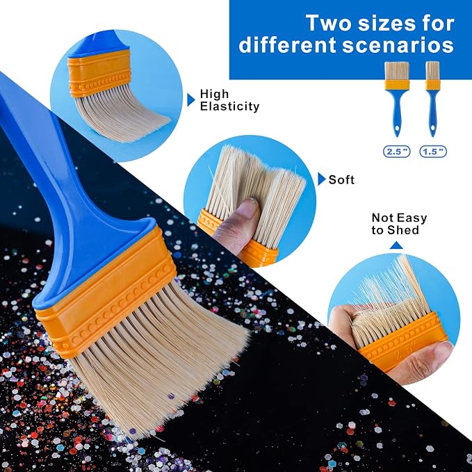 LET'S RESIN Resin Polishing Kit, 33-Piece Sanding and Finishing Tools | Includes Sandpaper, Resin Files, Polishing Strips and Blocks, Scissors, Brush and Cloth for Finishing Resin Jewelry
