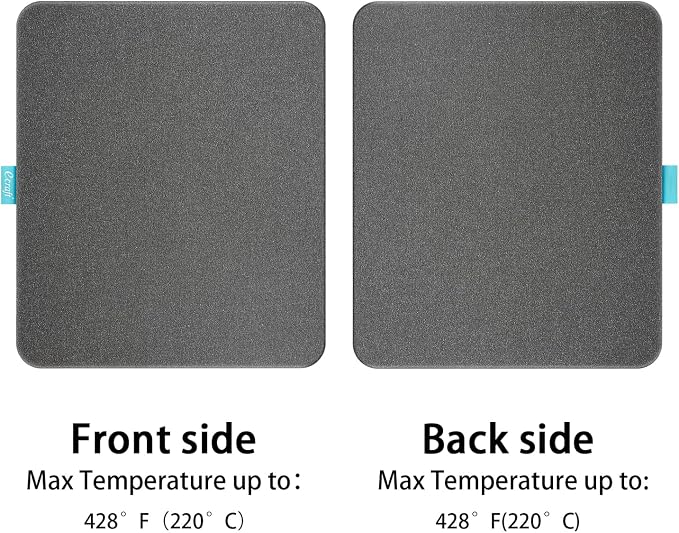 Heat Press Mat for Cricut Easypress: Ecraft (11 x 13 inch) Double-Sided Heating Ironing Mats for Craft Insulation Transfer HTV VinylHeat Press Machine,T Shirts (Pack of 2)
