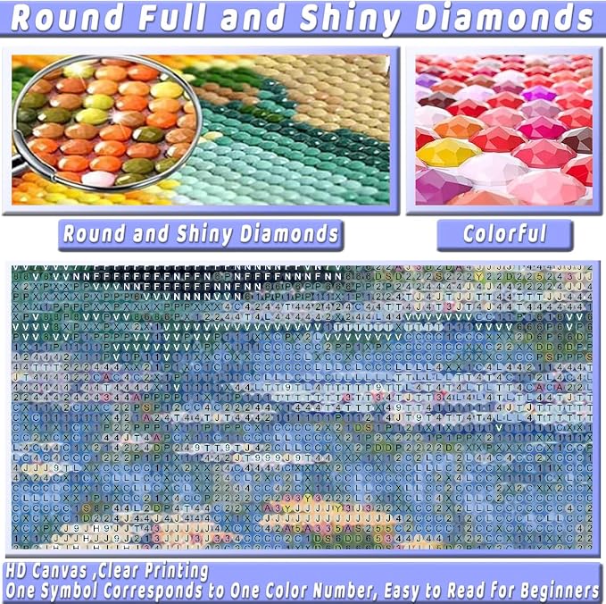 Monet Cute Diamond Art Kits for Adults Diamond Painting Kit for Beginner