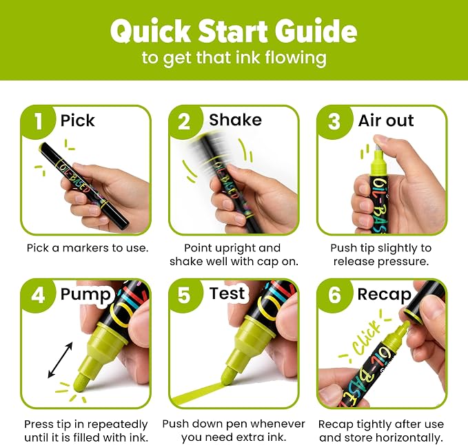 Chalkola 40 Oil Based Paint Markers - Dual Tip Oil Paint Pens for Metal | Oil Based Paint Pens for Ceramic, Glass, Rocks, Wood, Plastic Surfaces, Steel - Waterproof & Permanent, 1mm + 5mm Fine Tip