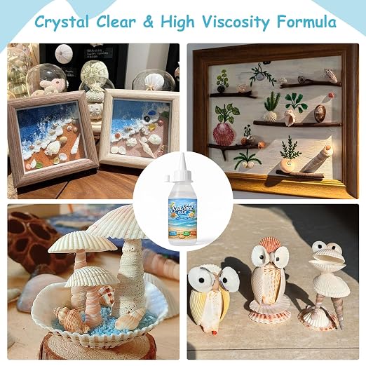 200ml Sea Shell Glue for Crafts, Ideal for Hobbyists & Crafters