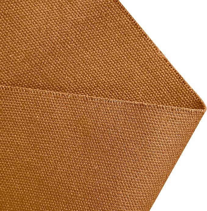 10oz Heavy Duty Cotton Canvas Fabric 60" x 80", Thick Cotton Duck Cloth for Painting, Sewing, Crafts, Tote Bags, Embroidery, Home Decor, Drop Cloth (Brown)