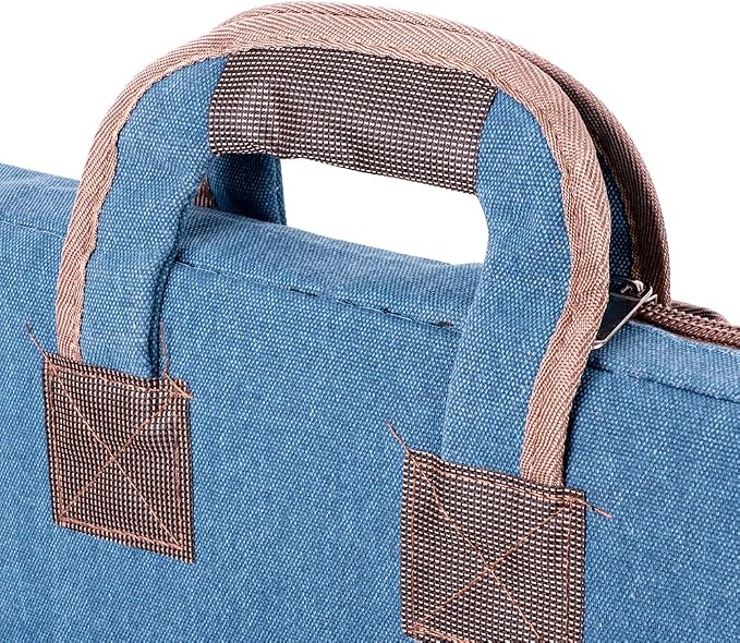 TRANSON Art Portfolio Case Artist Backpack Canvas Bag Large 26” x 19.5”