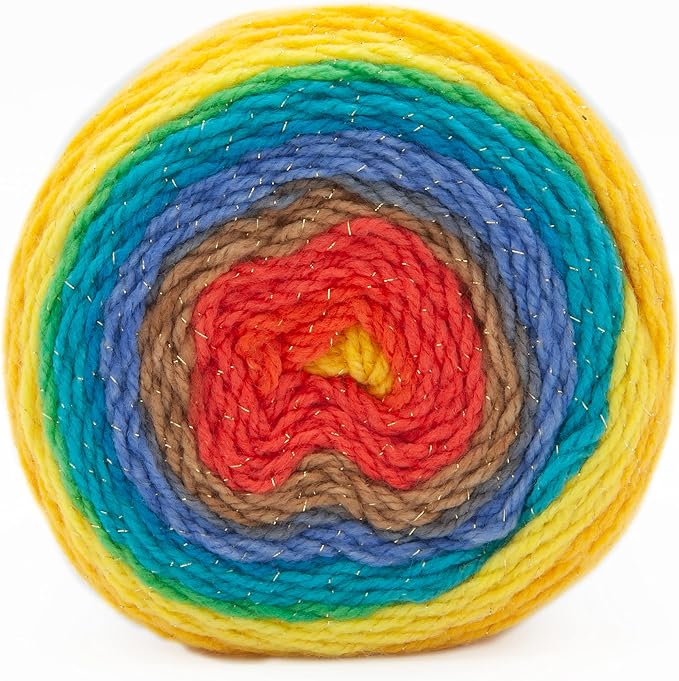 Lion Brand Yarn Mandala Sparkle Yarn, Hercules, 1 Skein