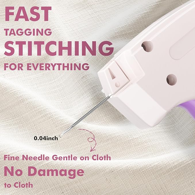Stitch Gun for Clothes, Tagging Gun, Quick Clothing Fixer, 10 Color