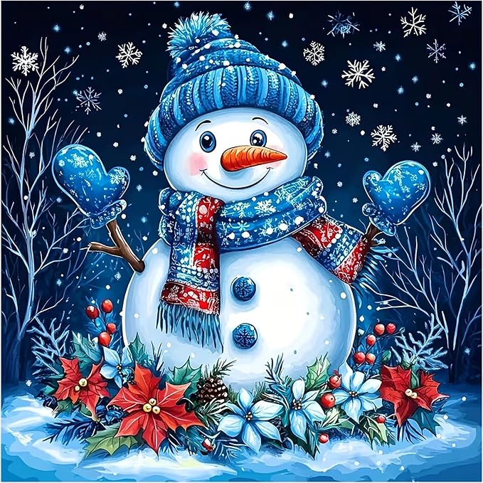Lophomie Christmas Diamond Art Kits for Adults, 5D Diamond Painting Kits