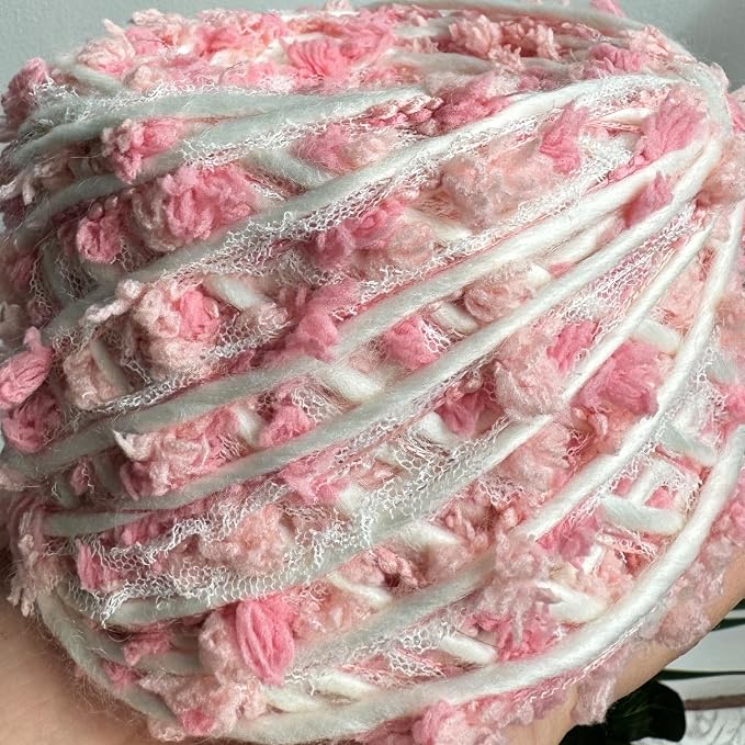 Artisanal Yarn Fancy Yarn Multifiber Blended Yarn Novelty Colorful Soft