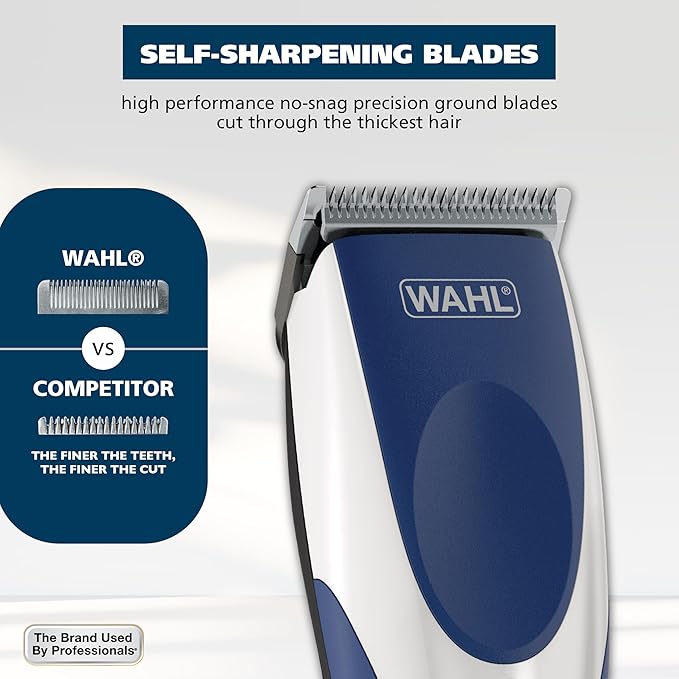 Wahl Color Pro Cordless Rechargeable Hair Clipper & Trimmer, Color Guards