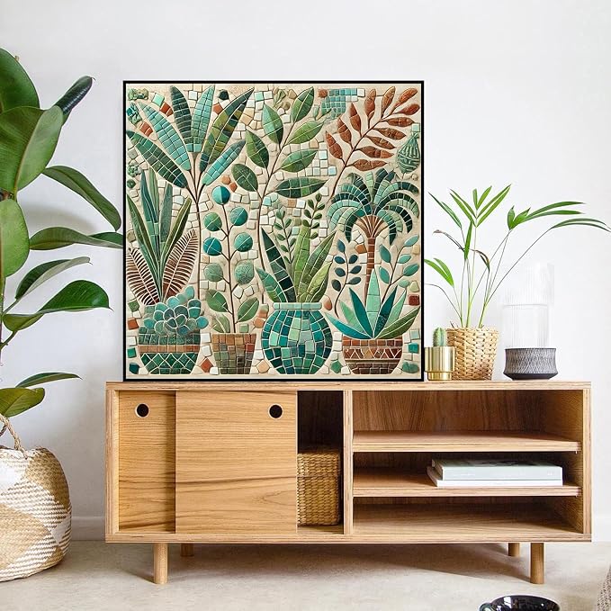 mrpwnle Diamond Art Kits for Adults, Potted Plant Diamond Painting Kits
