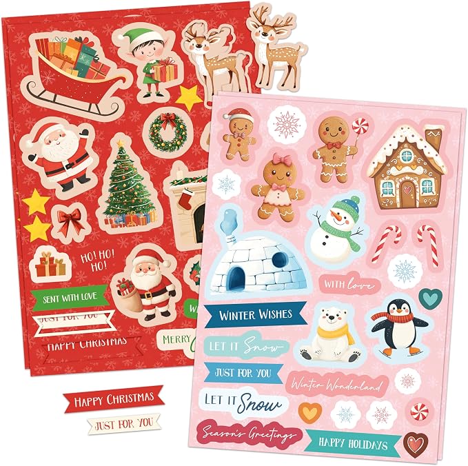 Katy Sue Santa & Friends Pop Up Christmas Card Making Kit. Makes Eight 5 x 7 Inch Christmas Cards. Kit Contains Cards, Pop Up Inserts, Envelopes, Instructions & Embellishments.