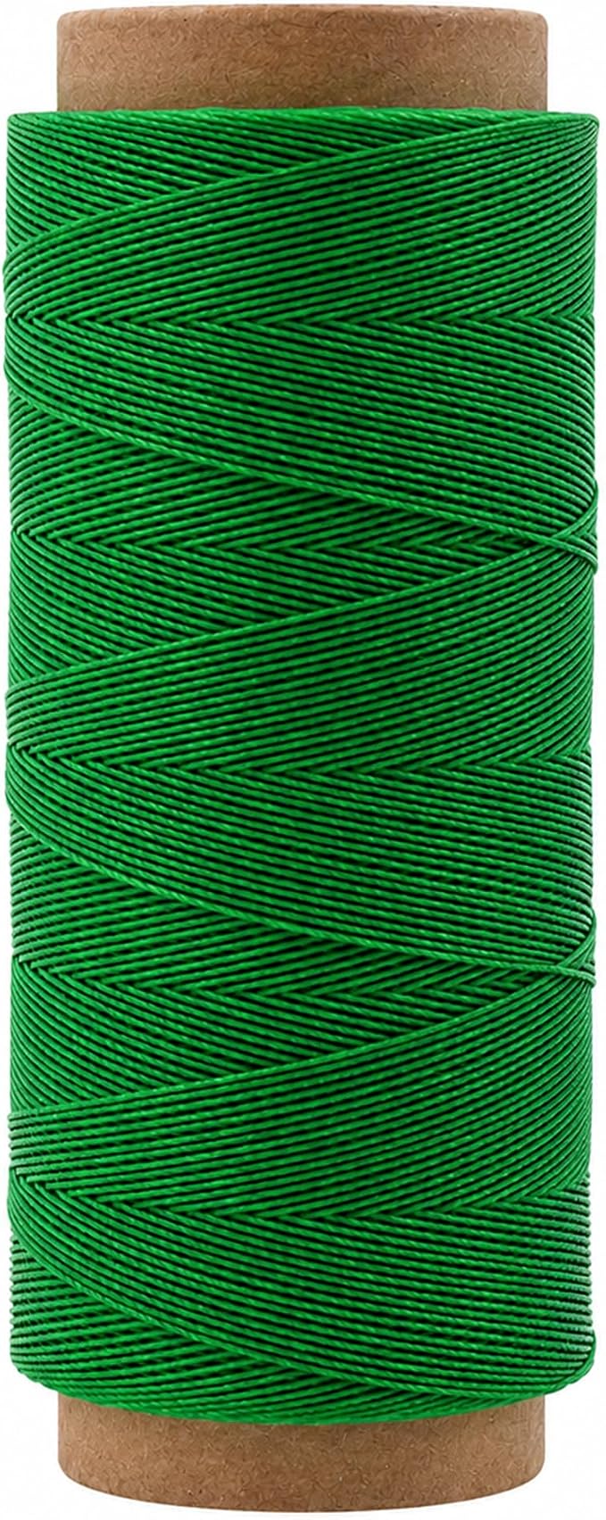 Mandala Crafts 200M 0.45mm Kelly Green Leather Sewing Round Waxed Thread
