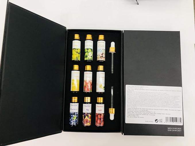 PHATOIL Fruit Fragrance Oil Set for Diffusers for Home, Soap Candle Making