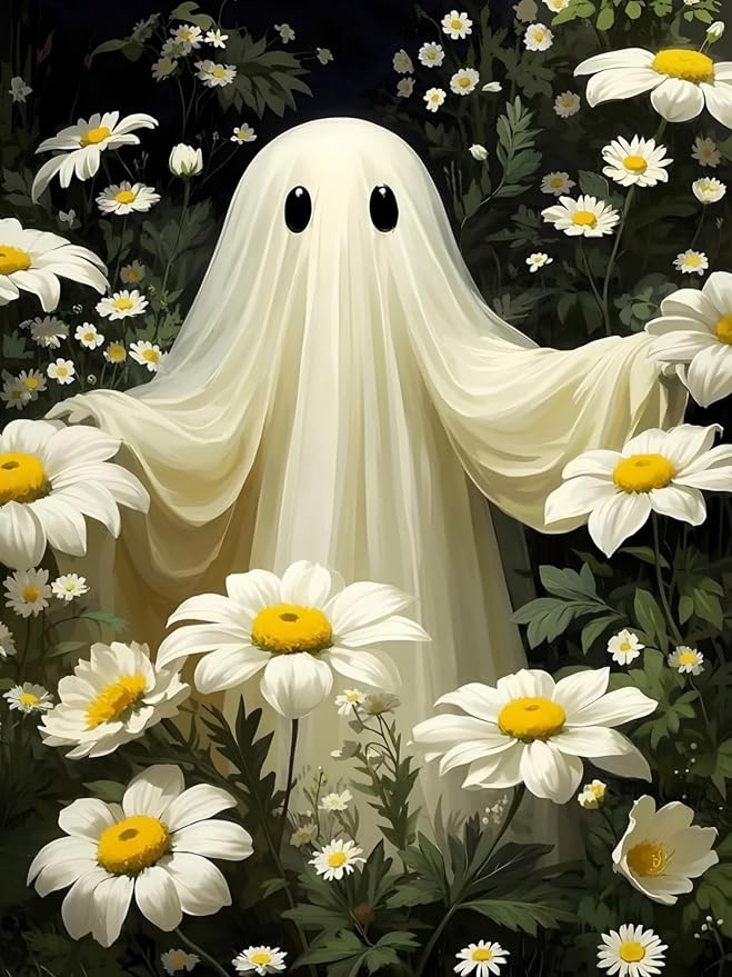 HHMATITS Halloween Ghosts Diamond Art Kits for Adults