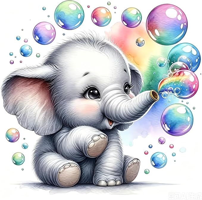 Diamond Painting Kits for Adults,Elephant Diamond Art 13.7X13.7inch