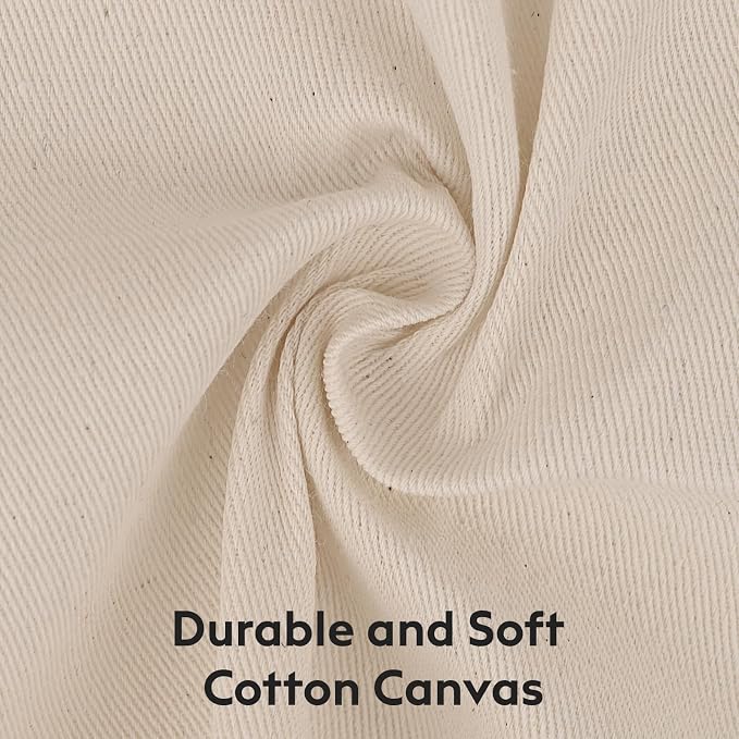 Painting Apron for Men and Women, Professional Cotton Canvas Bib | For Acrylic, Oil and Watercolor Painting, With 3 Pockets, Adjustable