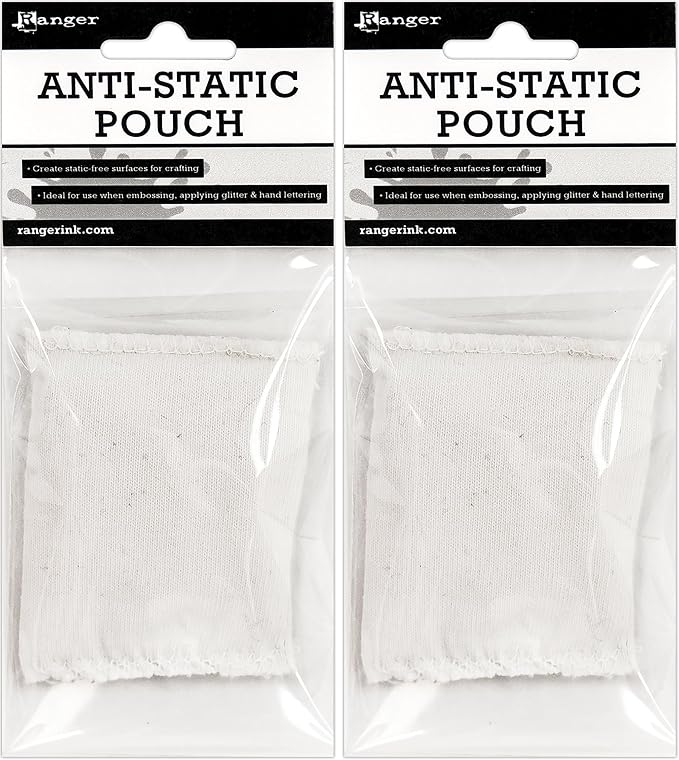 Ranger Anti-Static Pouch, White (Pack of 2)