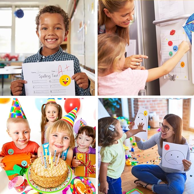 1500 Pcs Smiley Face Stickers Motivational Stickers for Teachers