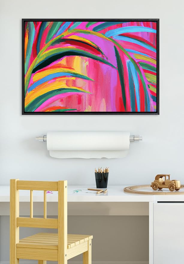 Kate and Laurel Sylvie Blank Framed Canvas Wall Art, 23x33 Brown, Modern Empty Canvas for Paint-Your-Own Art, Premium Canvas Already Framed