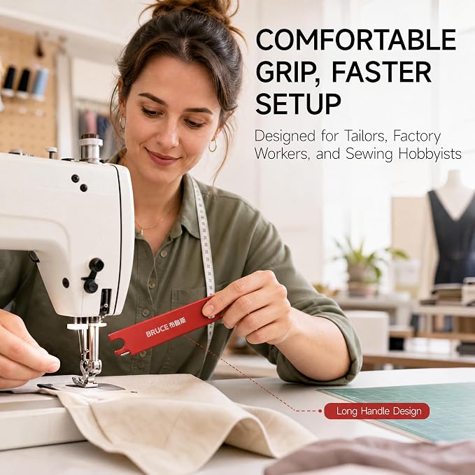 Bruce Sewing Machine Automatic Needle Threader with 2 Seam Rippers