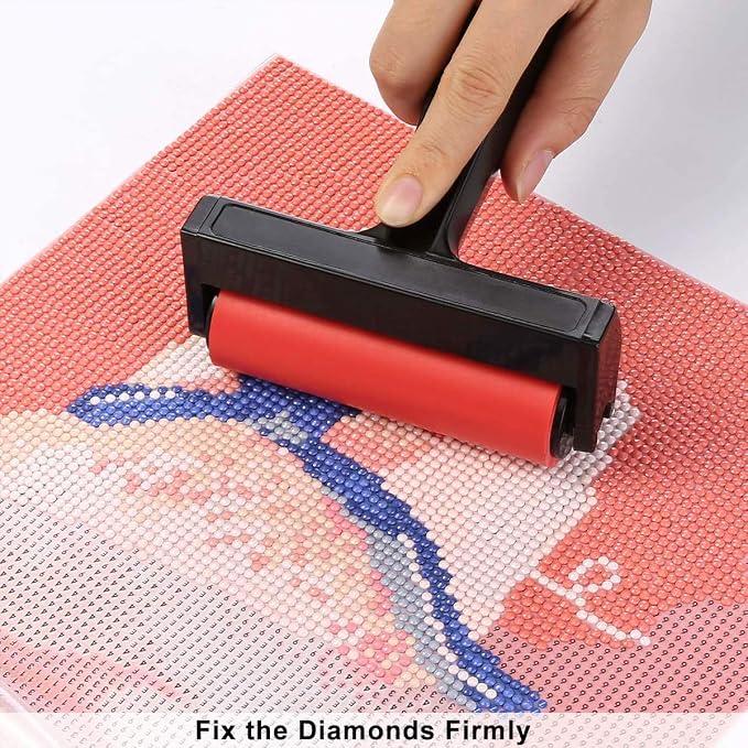 Suptikes 22 Pieces 5D Diamonds Painting Tools and Accessories Kits with Diamond Painting Roller and Diamond Embroidery Box for Adults or Kids