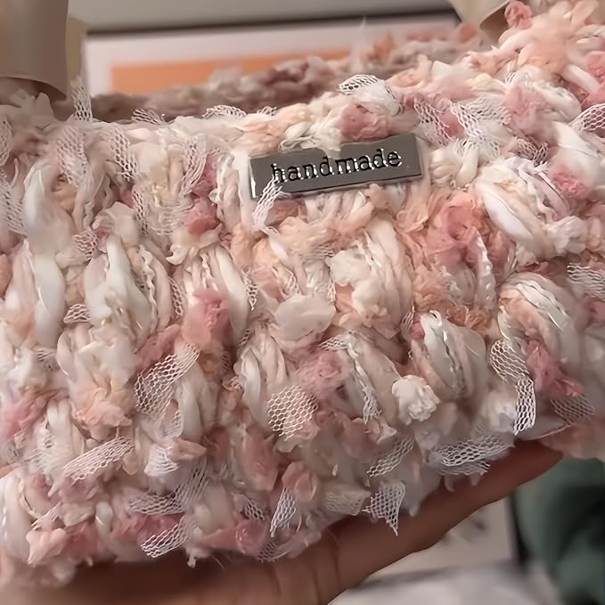 Artisanal Yarn Fancy Yarn Multifiber Blended Yarn Novelty Colorful Soft