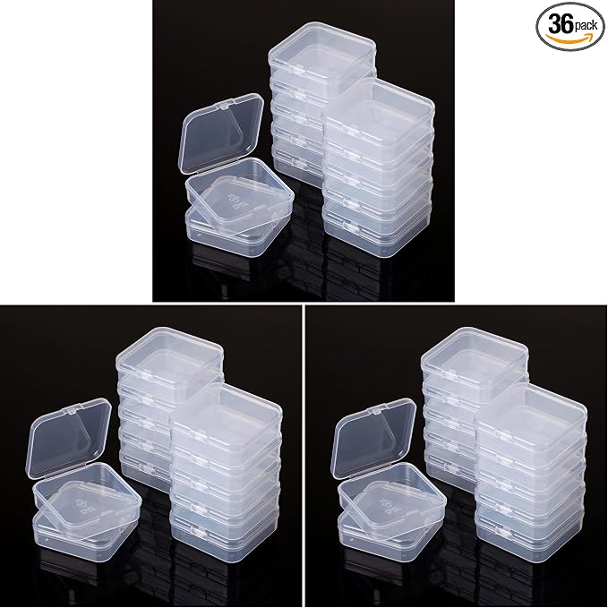 Mr. Pen- Bead Organizer Box, 12 pcs, Clear (Pack of 3)