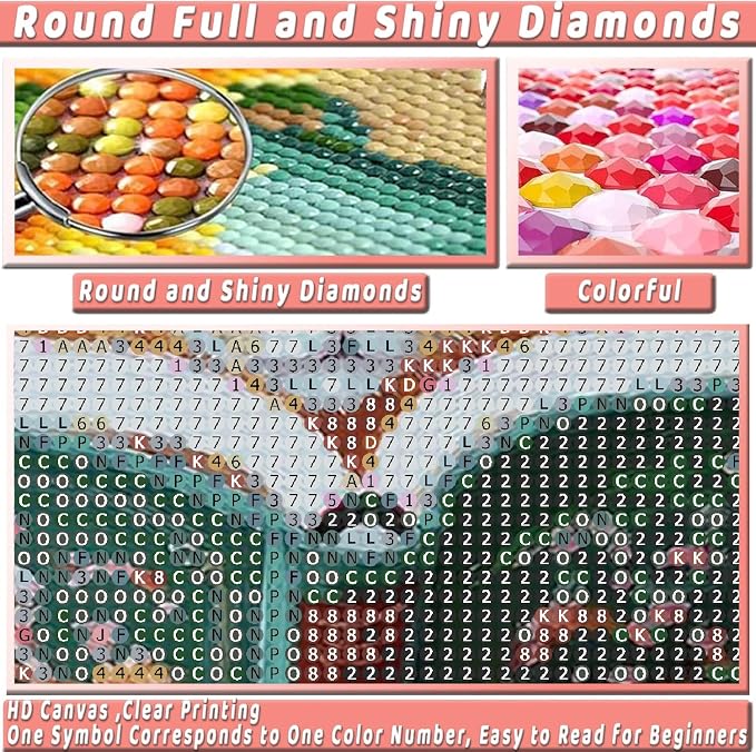 Orange Cat Diamond Art Kits for Adults Diamond Painting Kit for Beginner