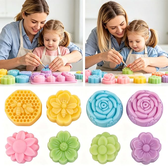 Soap Making Kit for Adults All-in-One Soap Making Supplies Includes Melt & Pour 2.2LBs Goat Milk Soap Base, Silicone Loaf Molds, Cutting Box Premium 500+PCS DIY Craft Supplies | Includes Melt & Pour 2.2LBs Goat Milk Soap Base, Silicone Loaf Molds, Cutt...