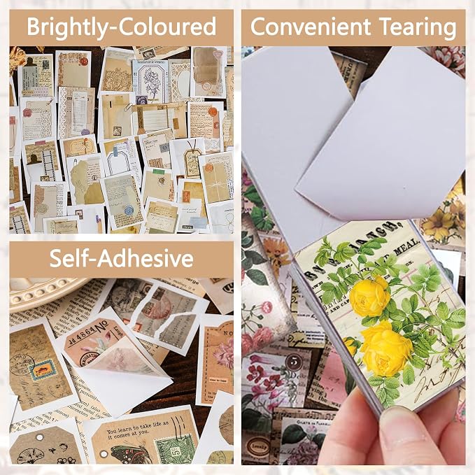 12 Sets 600 Pcs Washi Stickers Aesthetic Sticker Book