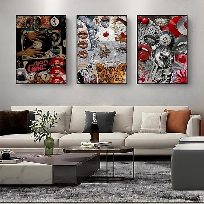 3 Pack Fashion Diamond Art Kits for Adults Diamond Painting Kit for Adults