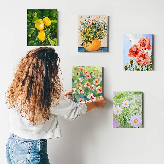 Aodaer 2 Pack Wood Panels 8 x 10 Inch Wooden Panels Canvas Unfinished Craft Wood Boards Panels for Art Crafts Acrylic and Oil Painting Pouring DIY Projects