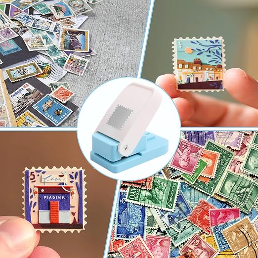 1.5X1.5 inch Rectangular Postage Stamp Puncher