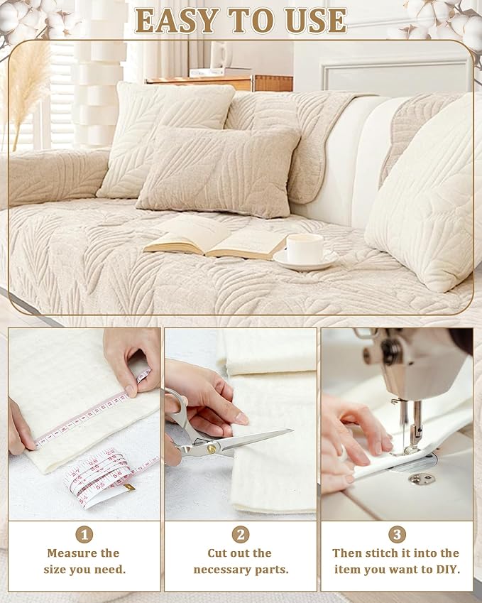 79" x 91" Grinding Natural Cotton Quilt Batting, Quilt Batting for Quilts
