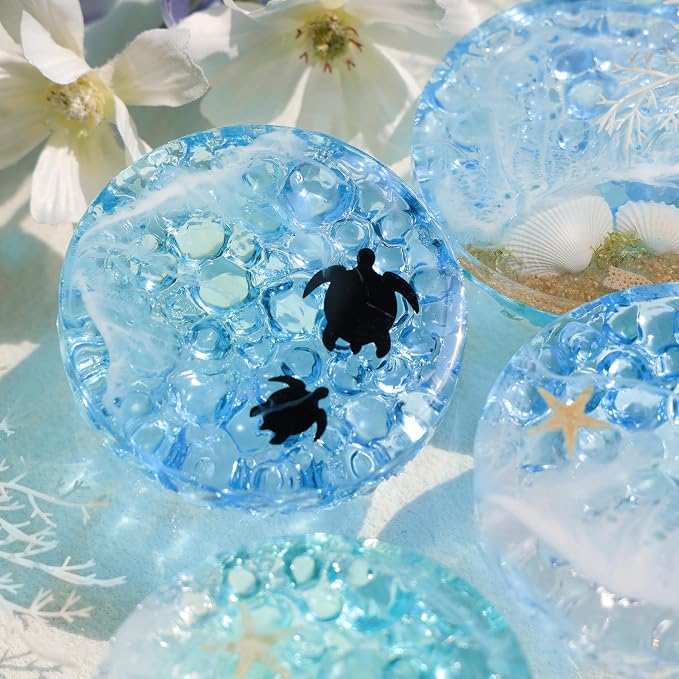 LET'S RESIN Extra Deep Resin Coaster Molds Silicone,4 Inches Silicone Molds | 6 Cavity Flexibility Round Molds for Resin, Epoxy Coaster Molds for Cups Mats, DIY Craft, Flower Bouquet Preservation
