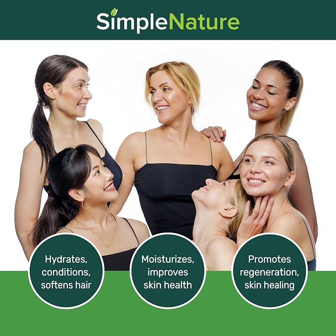 SimpleNature 100% Pure Vegetable Glycerin - 4 Gallons - Natural Pure Food/Cosmetic Grade for Skincare, Haircare, Cosmetics, Soapmaking, Crafts - Softening & Moisturizing Multipurpose Humectant