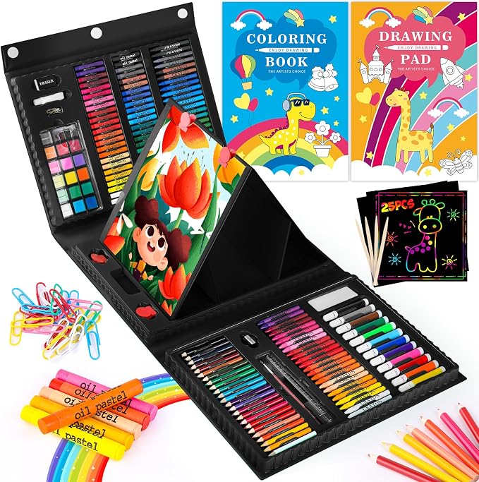 iBayam Art Kit, 251-Pack Art Supplies Drawing Kits, Arts & Crafts Gifts Box