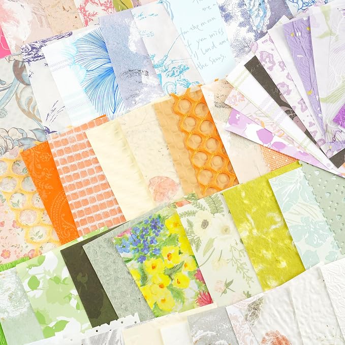 Floral Scrapbook Paper Set, 160 Sheets, 10 Color Themes Scrapbook Supplies