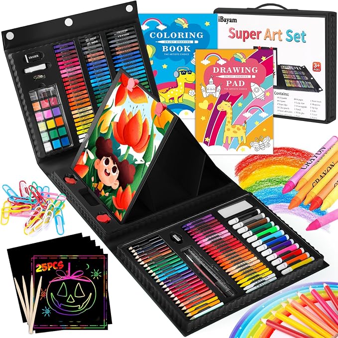 iBayam Art Kit, 251-Pack Art Supplies Drawing Kits, Arts & Crafts Gifts Box