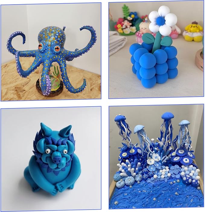 Air Dry Clay Lightweight, Flexible Modeling Clay for Adults Arts and Crafts