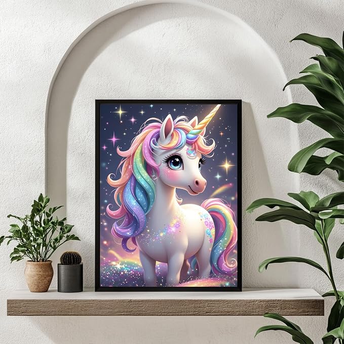 Mandun Unicorn Diamond Painting Kits for Adults, Diamond Art Kits, 12x16 in