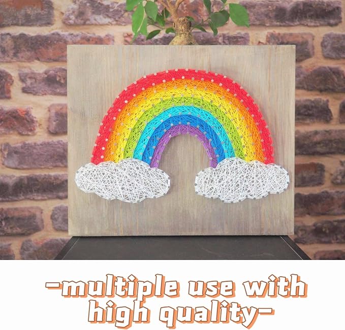 Athena’s Elements Embroidery Floss | Rainbow Thread for Embroidery, Cross Stitch Thread, Crafting Arts Embroidery Strings Bulk (Rainbow, 110pc)