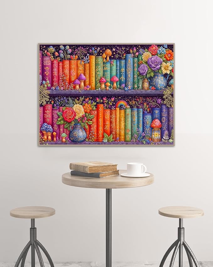 askkqtx Book Diamond Art Kits for Adults Beginners 12x16 Inch